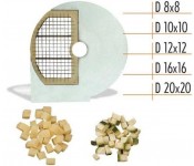 Диск для овощерезки Celme D 8x8 AK, кубик 8х8 мм.