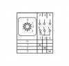 Переключатель ПКП SBI 20A/2.841 (0-1-2-3 выбор фазы)