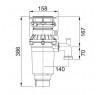 Диспоузер Franke Turbo Elite Slimline TE-75S 134.0607.344