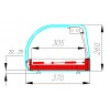 Настольная витрина тепловая Полюс A37 SH 1,0-1 (ВТ-1,0 Сarboma)